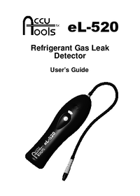 Thumbnail of document Manual - A10051 Sensor For eL-520 - SPARE